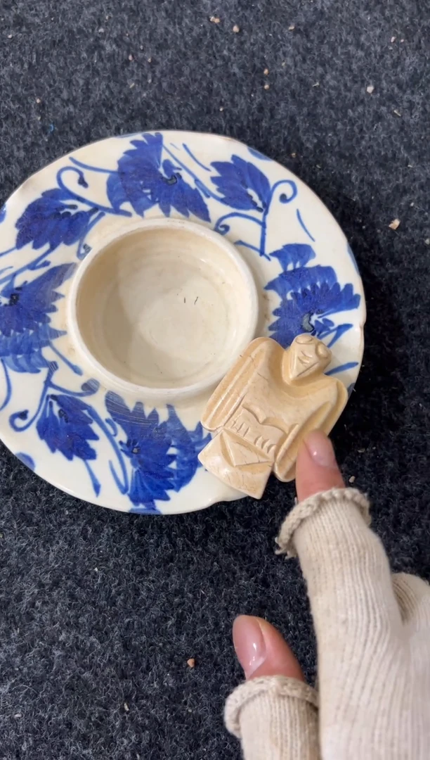 瓷片手工，手绘，瓷器