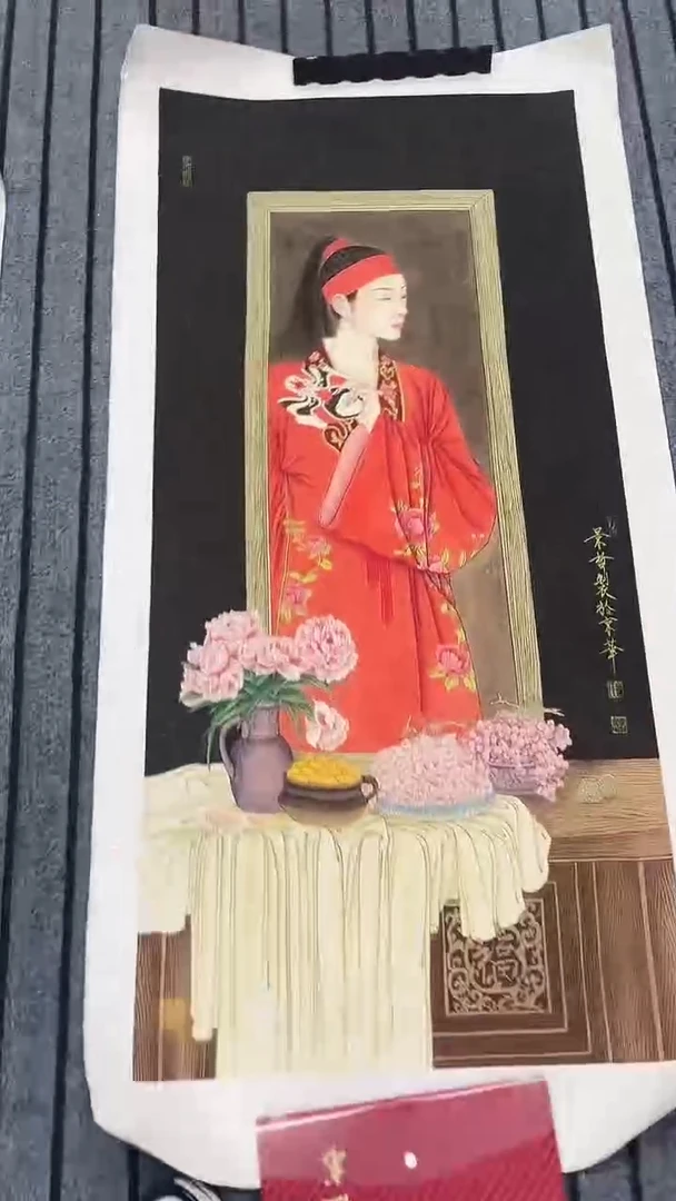 精品国画人物作品