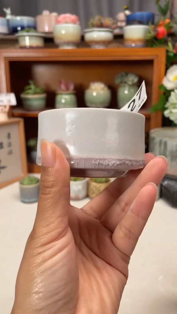 瓷片927知木小芳花盆