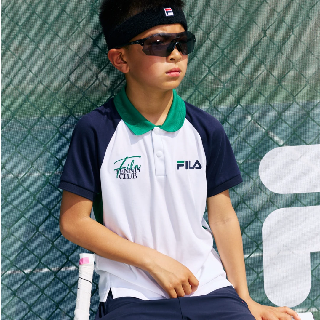 FILA斐乐儿童POLO【儿童节礼物】夏季新款休闲运动T恤K12B523126