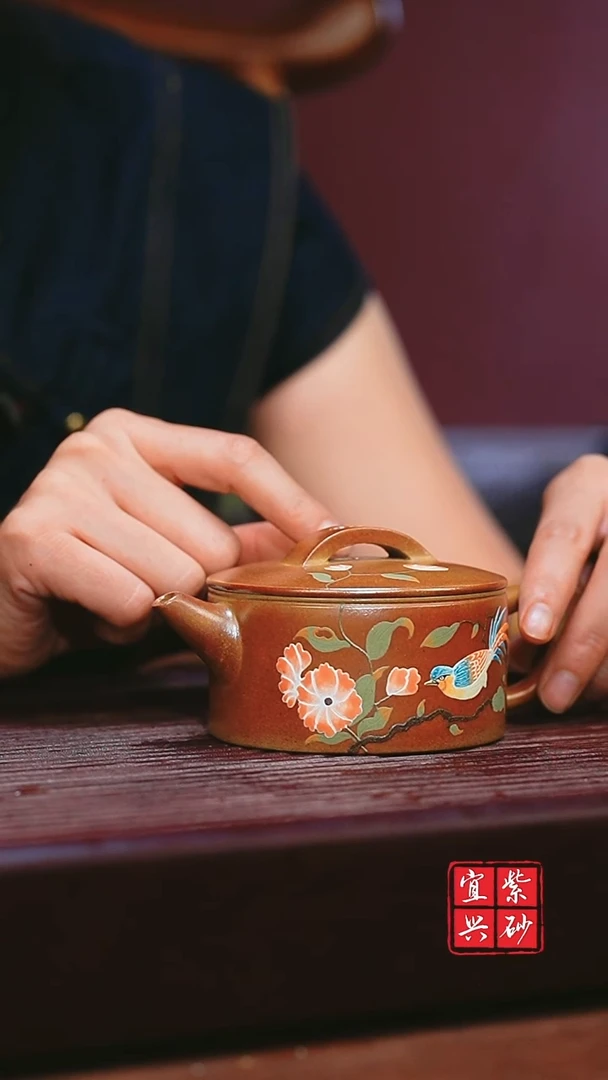 宜兴原矿紫砂  汉瓦