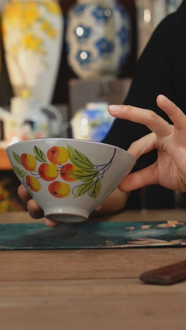 现代景德镇设计师釉下手绘陶瓷餐具