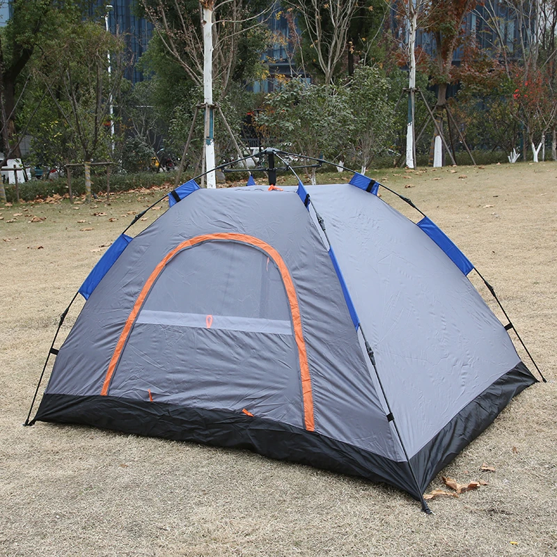 全自动户外便携可折叠郊游野营帐篷 颜色随机发