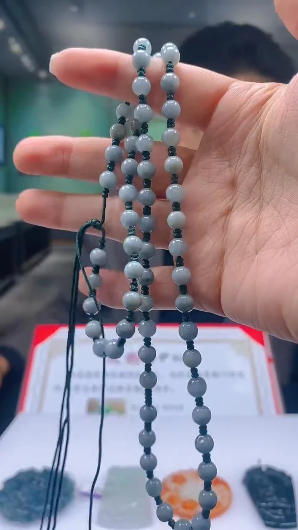 未镶嵌定制翡翠KK翡翠毛货吊坠-12