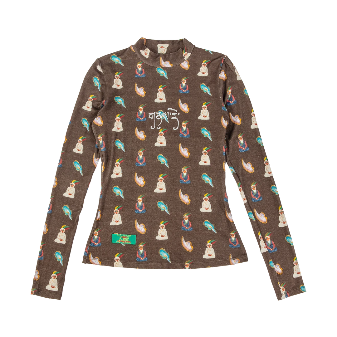 圣山x次仁卓玛合作款修身弹力半高领打底衫