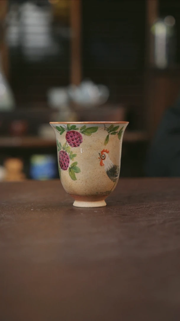 【闪购商品】杯景德镇陶瓷杯碗柴烧多人