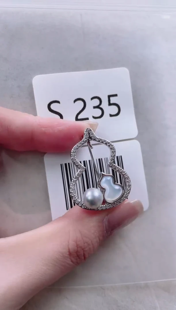 【闪购商品】海水珍珠胸针未镶嵌S235