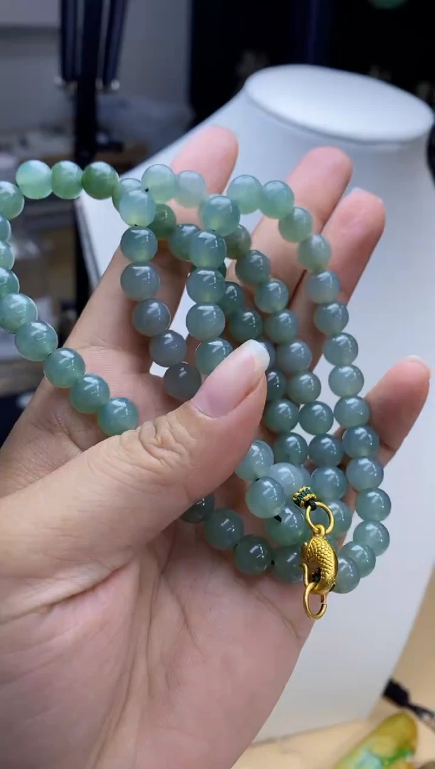 未镶嵌定制翡翠长串
