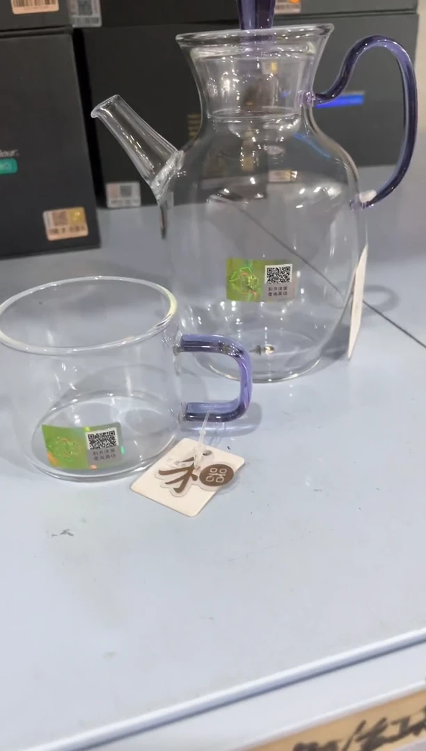 禾器/悦心壶/浅紫+禾器清禾杯一个装浅紫色