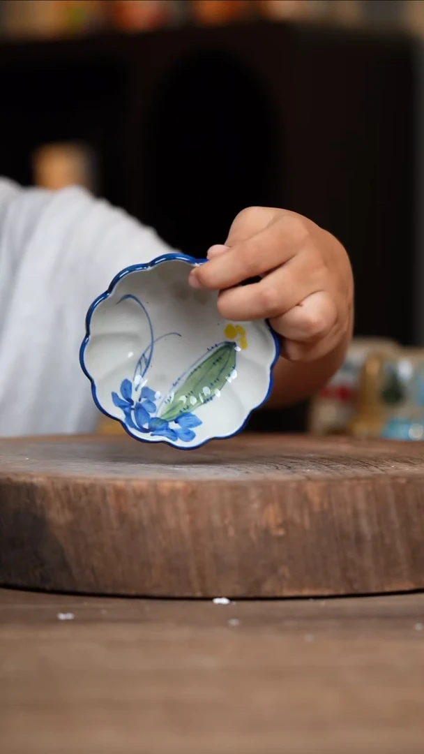 瓷片景德镇高温釉下彩（食品级）