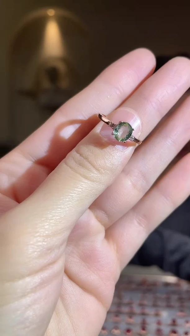 银S925镶嵌手饰碧玺手饰