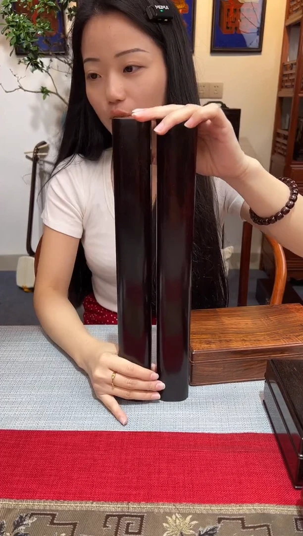 紫檀木类成套家具镇尺  一木一器  一物一拍
