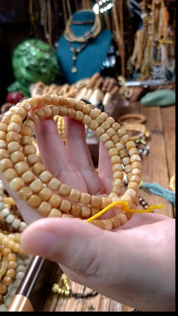 手串龙脊菩提雕刻方糖脖挂