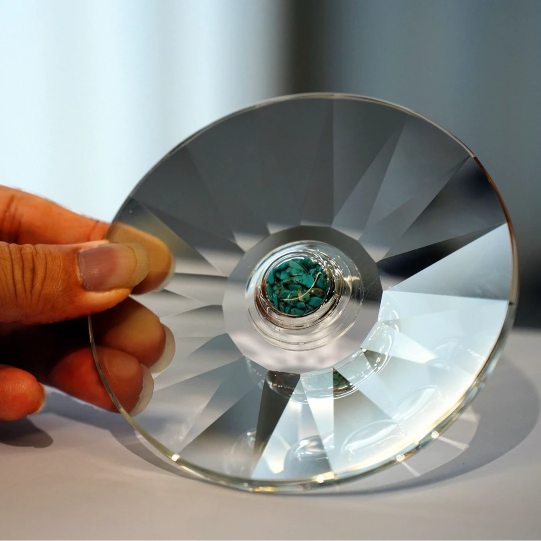 太阳神壶承手工透明创意个性茶道中式加厚家用简约大号圆形