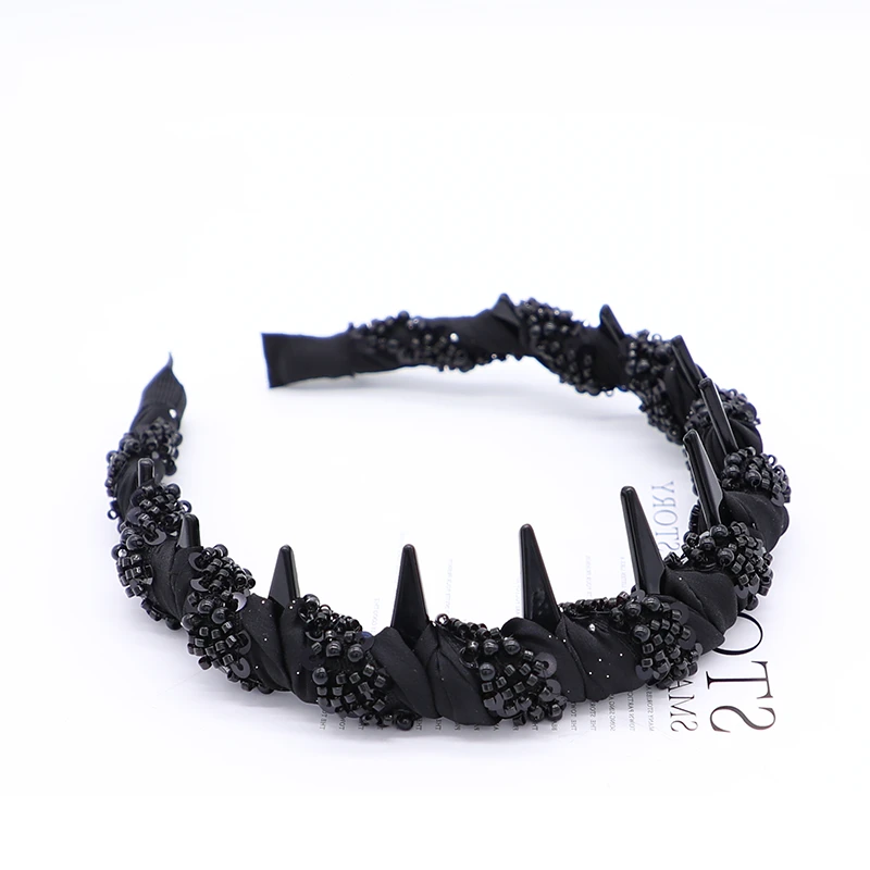 路易斯巴黎王妃发箍女高级感轻奢气质手工串珠高颅顶头箍系列发饰