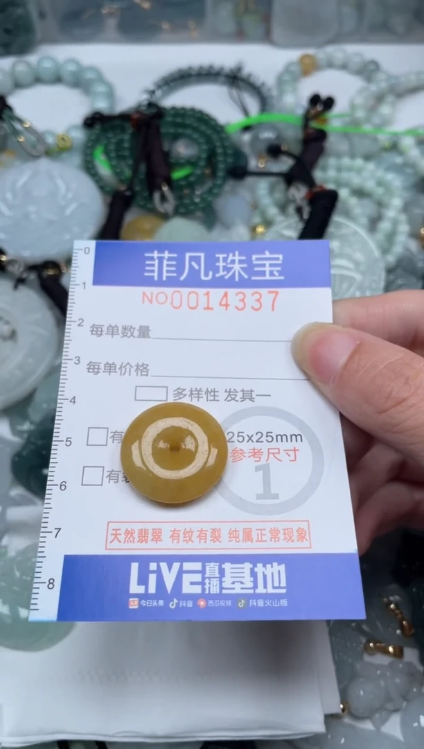 颈饰未镶嵌翡翠14337