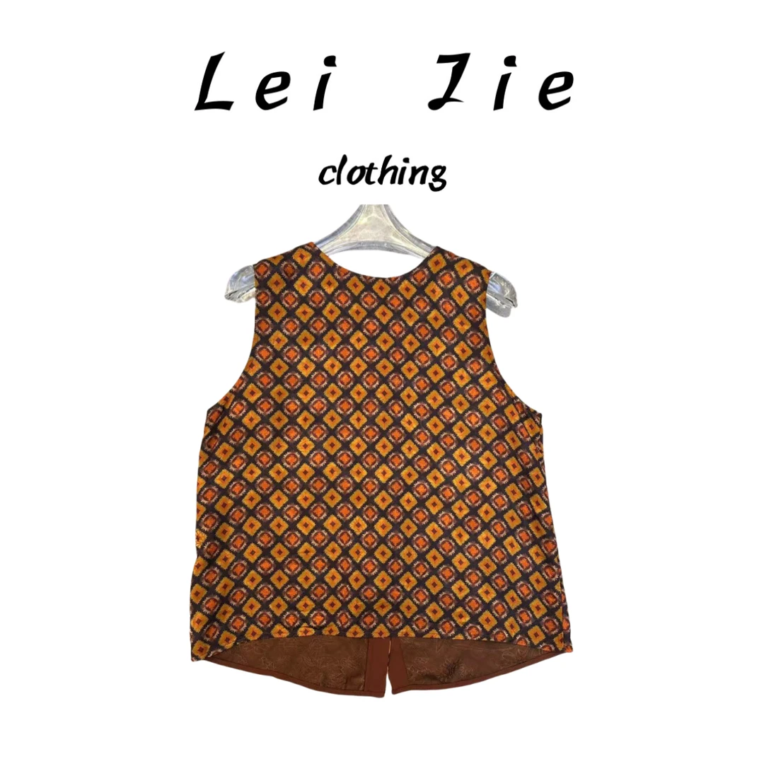 【Lei Jie】可马甲可背心无袖上衣1076