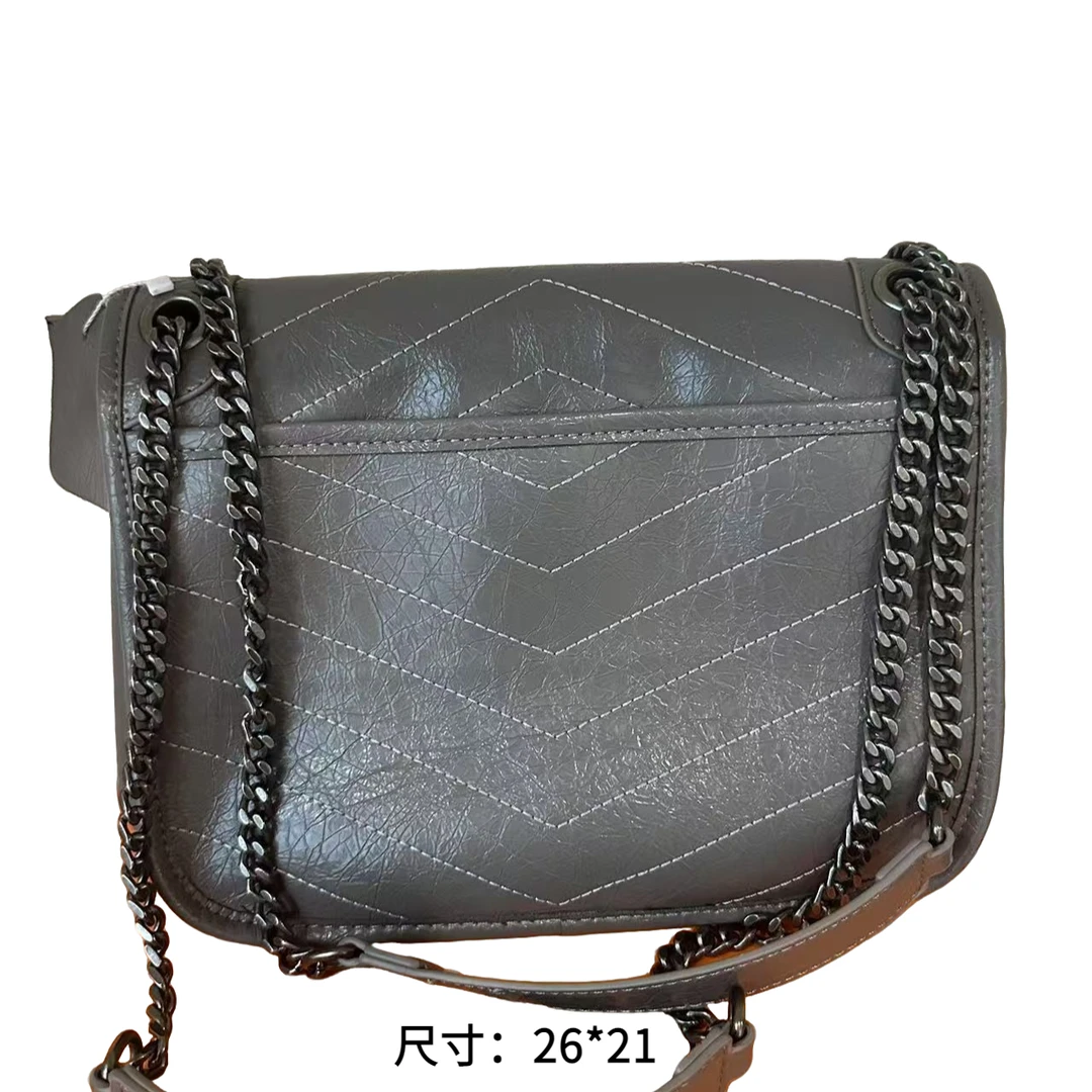 OUSHE欧奢L1—大象灰—高级手工女包