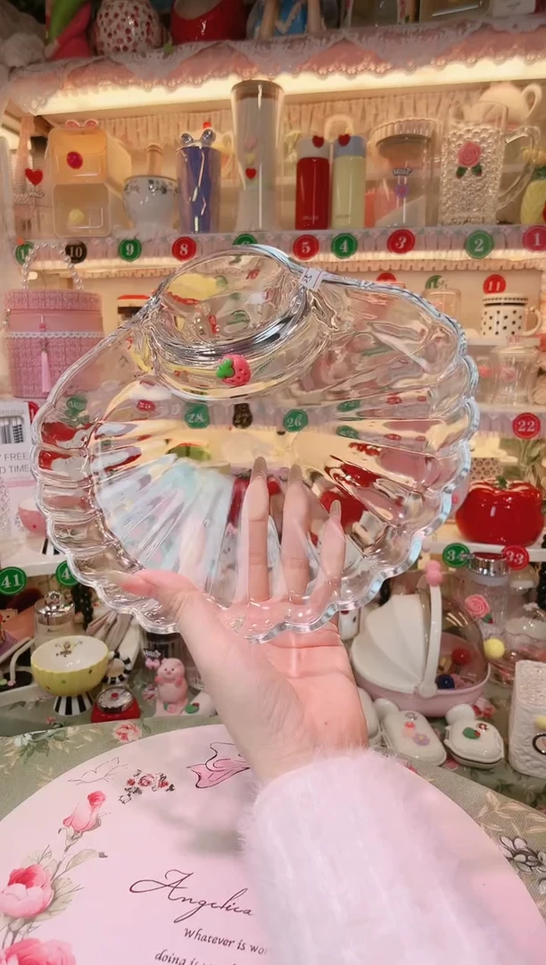 【闪购商品】摆件贝壳饺子盘品质好，发货快，放心拍