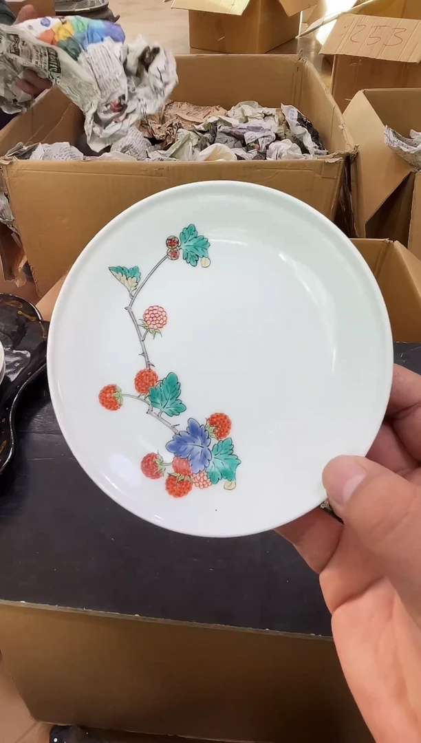 碟如图所示 阁集工艺品