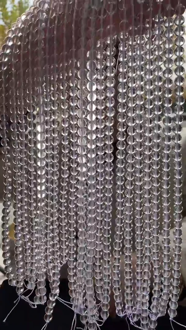 未镶嵌珠宝半成品水晶白水晶串珠8+【A+B】多样性发其一