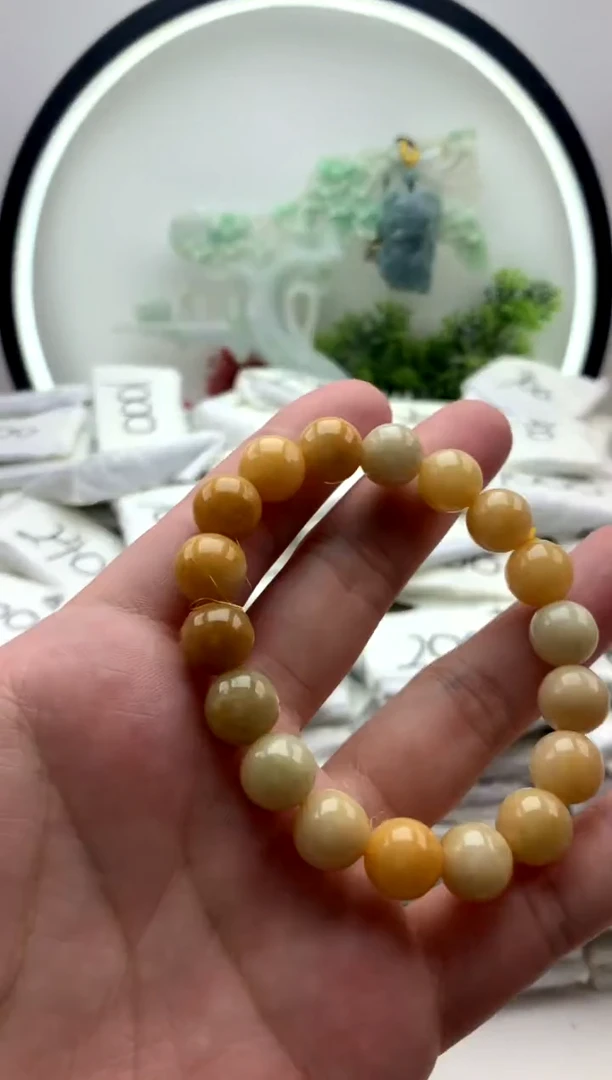 翡翠未镶嵌颈饰手串【完美度60】