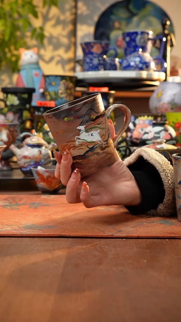 瓷片景德镇手工手绘860