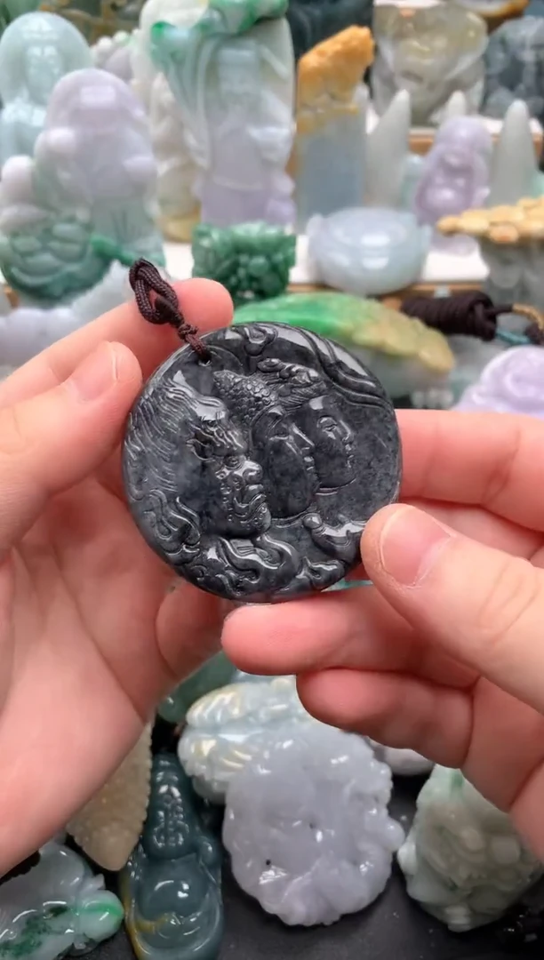 吊坠(不含链)未镶嵌翡翠1