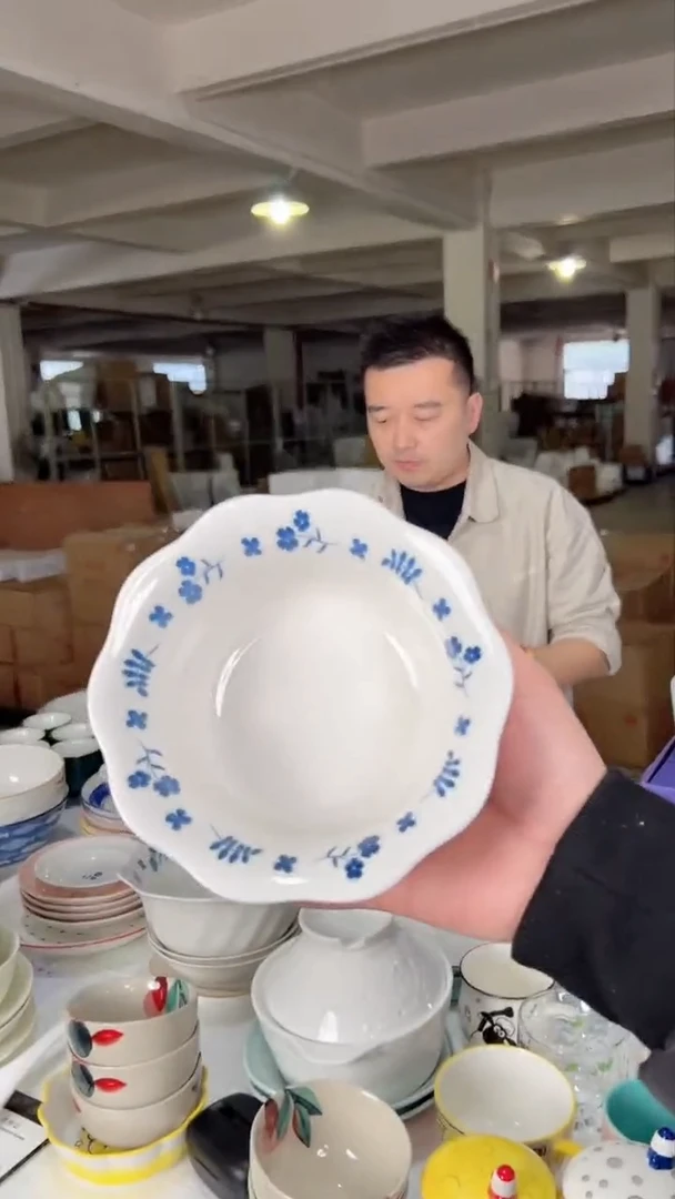 【闪购商品】硕加雅迪6.1英寸面碗（蓝芙妮）