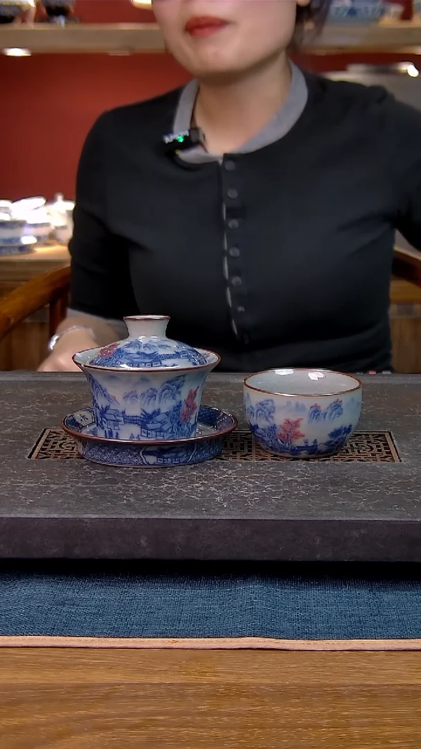 简装家用款2件套 老陶泥开片纹陶瓷茶具