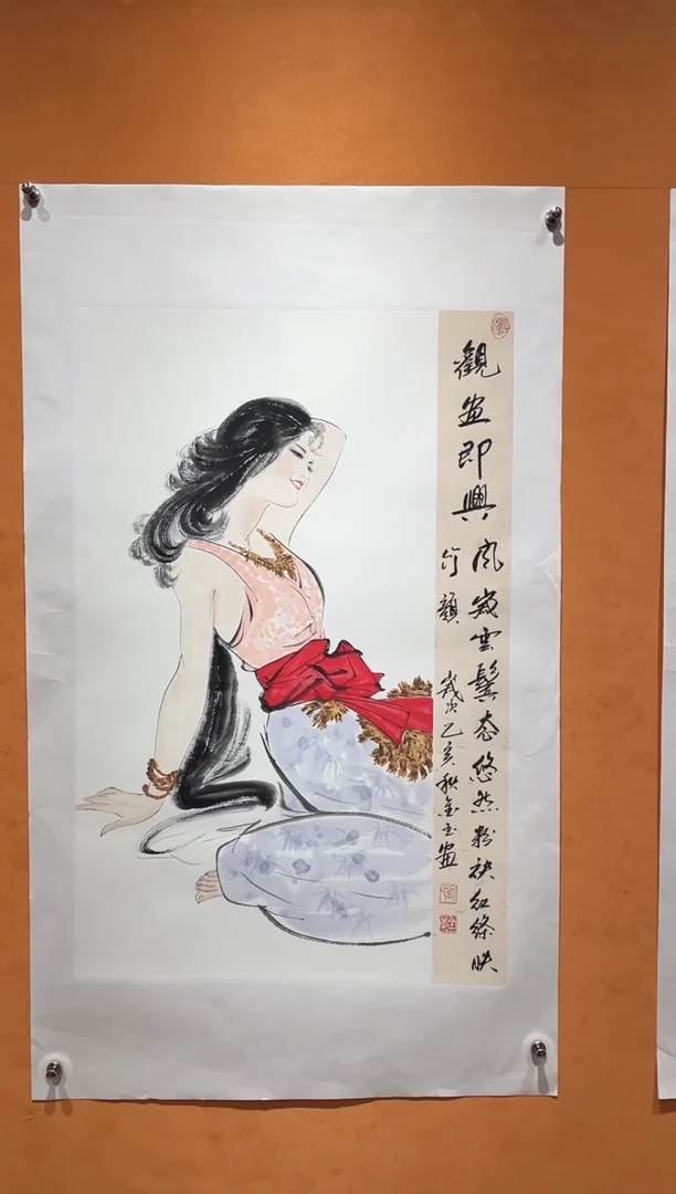 国画刘金玉老师亲笔手绘