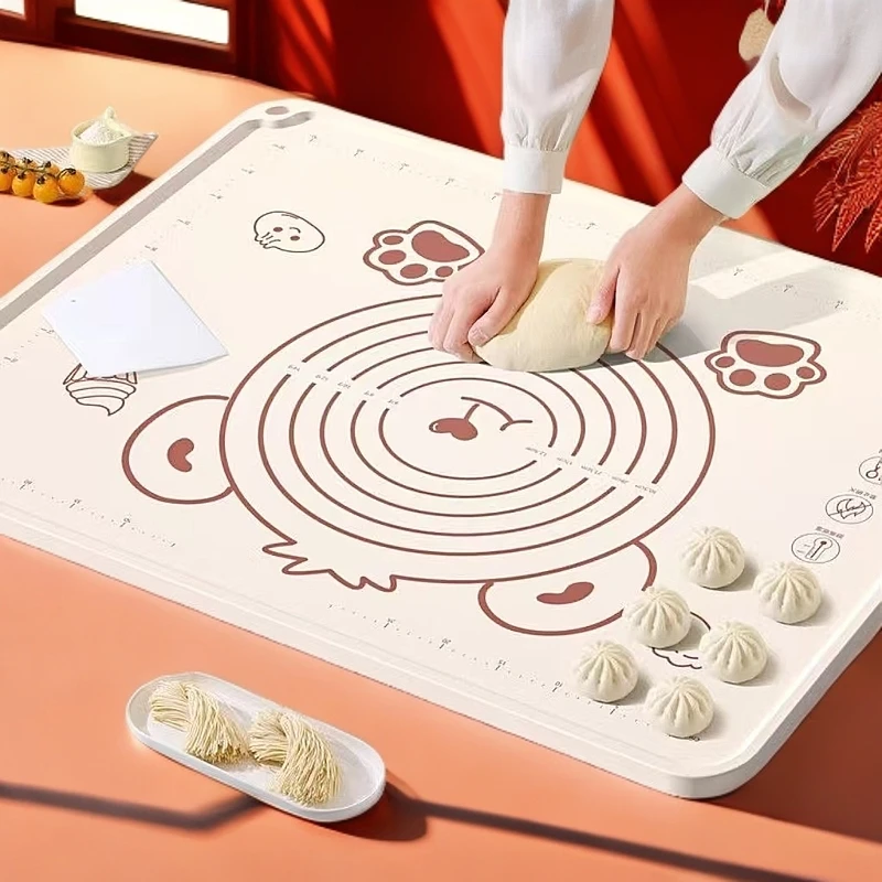 食品级硅胶【拍一发五】揉面垫加厚耐高温家用擀面垫烘焙和面案板