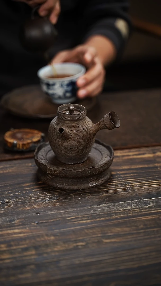 全手工制作  南蛮 侧把壶  130cc