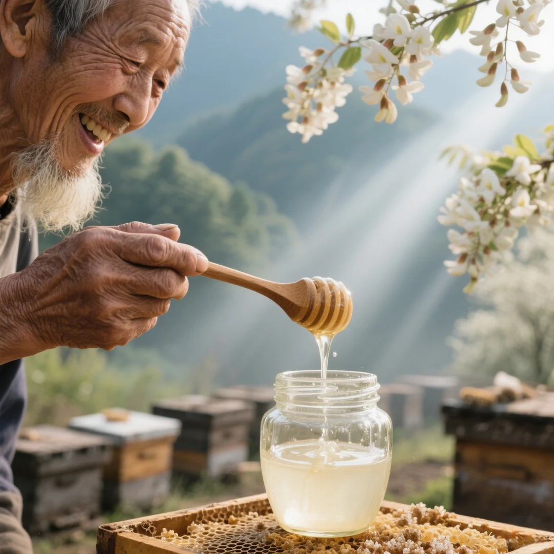五月洋槐蜂蜜120g【众禾智选 | 朗蜂】新鲜蜂蜜 色香味醇正