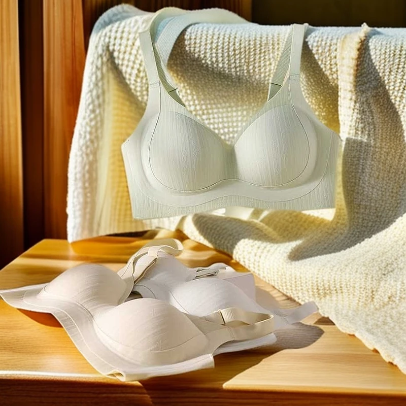 买一送一法式全固定杯无痕内衣手掌托杯透气美背女士夏季聚拢舒适