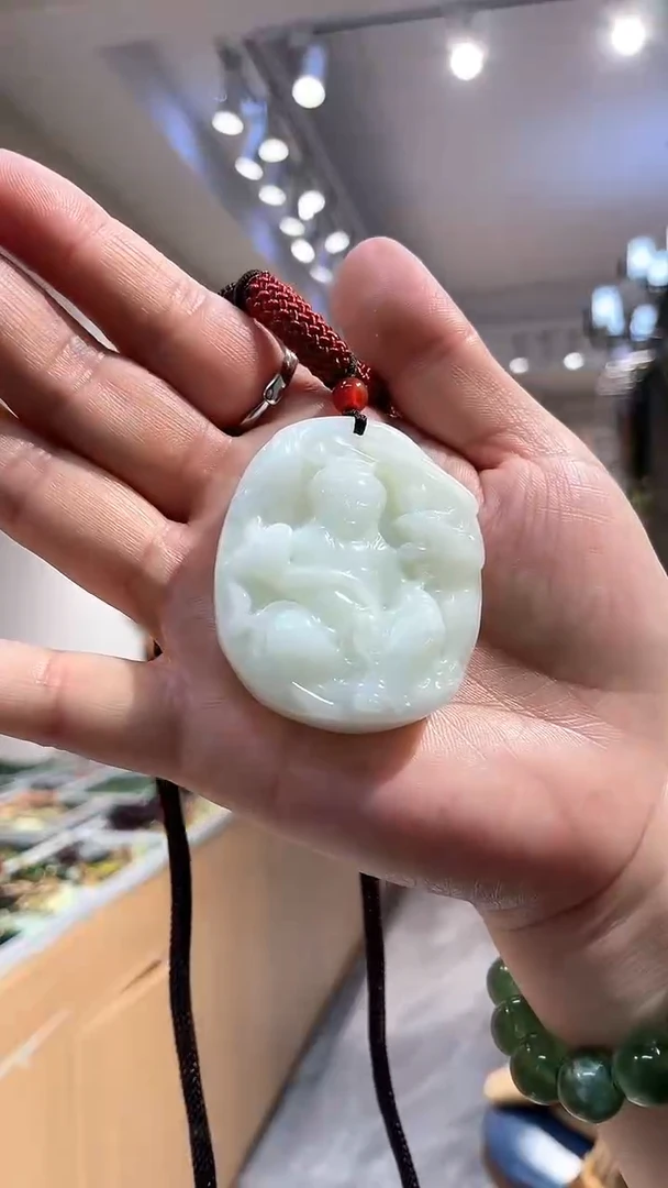 岫玉未镶嵌颈饰吊坠多样式发货只发一个