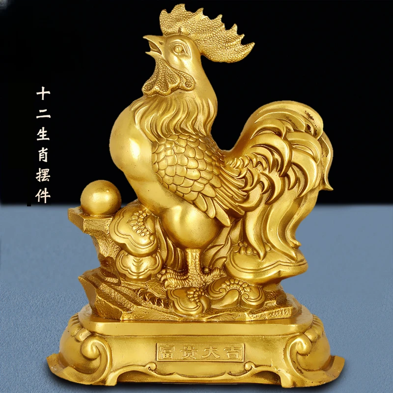 风水阁铜十二生肖摆件铜虎铜牛鼠马狗兔龙鸡羊猴蛇猪家居装饰中式