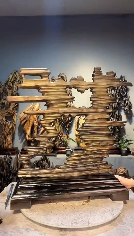 【闪购商品】金丝楠金丝楠小叶桢楠随行摆件28