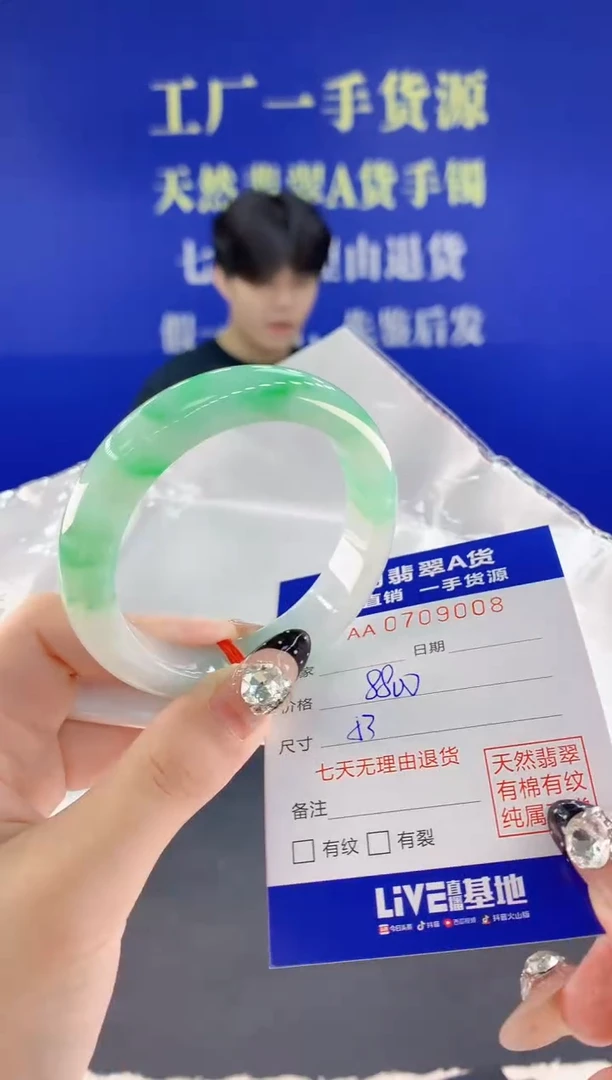 未镶嵌手镯翡翠08天然翡翠A货