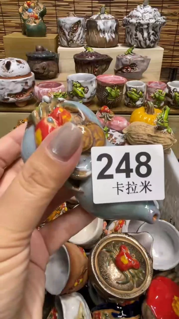 翩*248精美粗陶手工柴烧