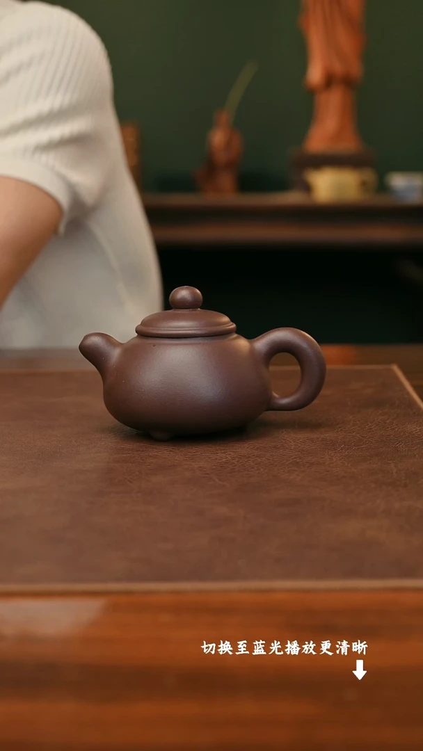 茶壶紫砂®***?陈小平-童稚 底槽清-215cc-内推