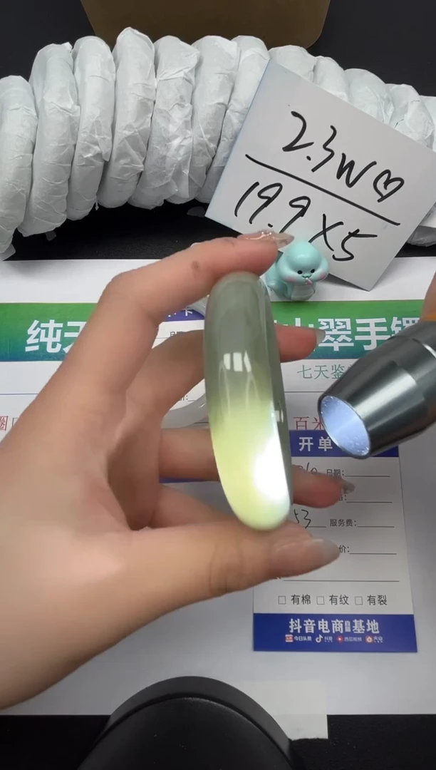 【闪购商品】石英质玉手镯合金310-53