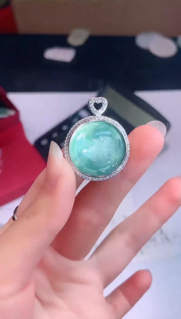 颈饰未镶嵌翡翠0芹0翡翠珠宝730