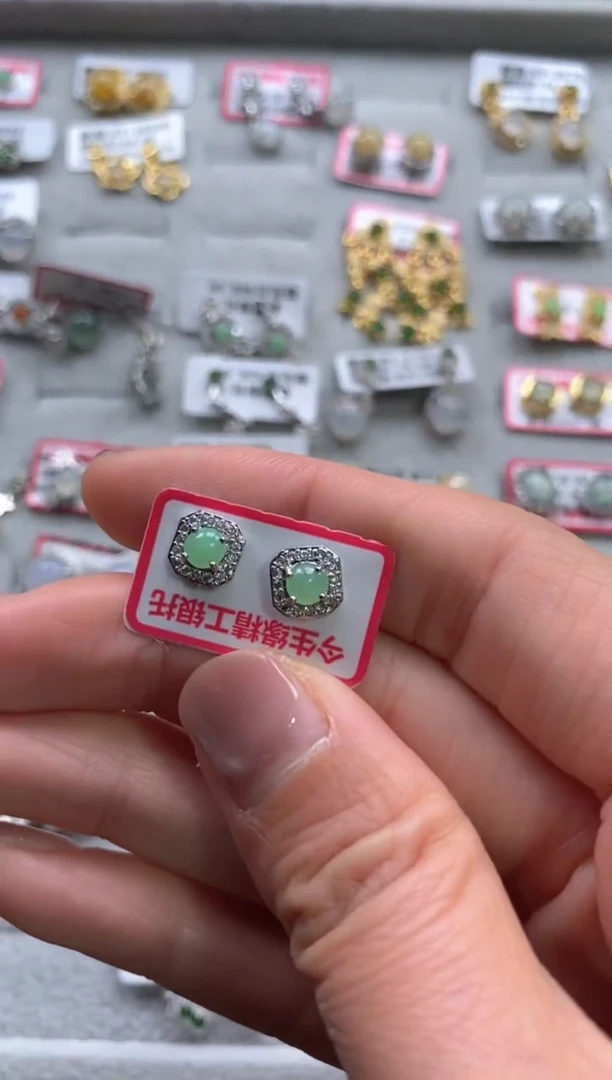 【闪购商品】翡翠戒指银S925镶嵌11111--1