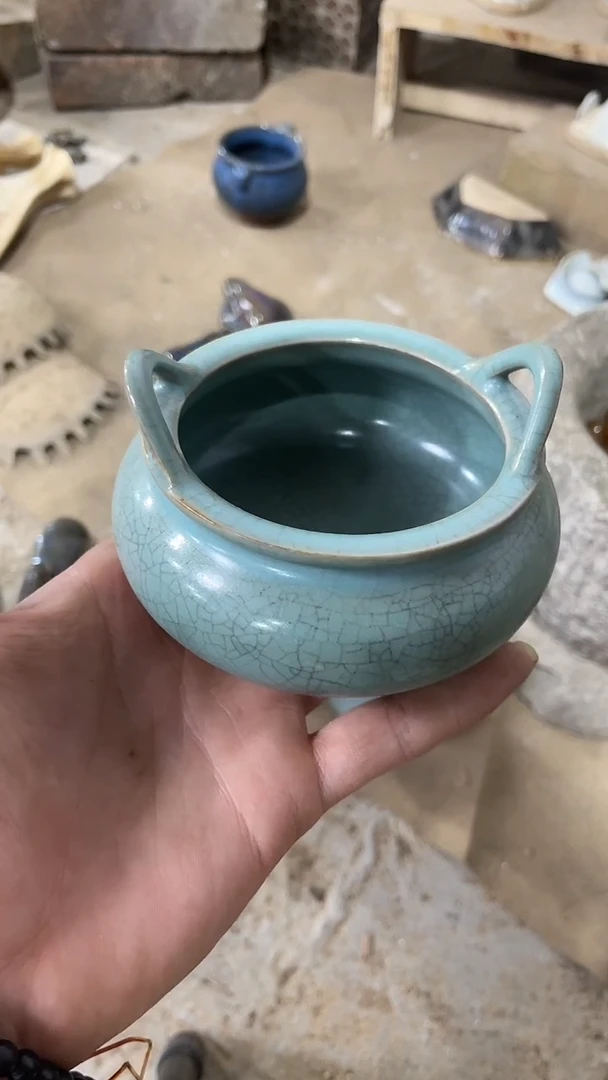 瓷片手工，手绘，陶瓷