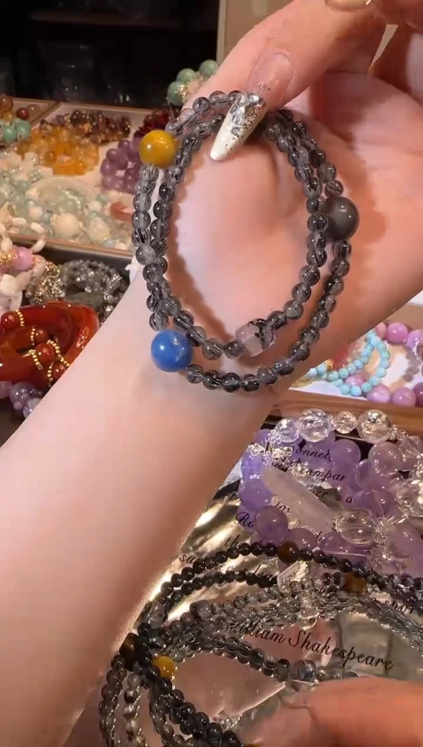 未镶嵌手串水晶多样性发一