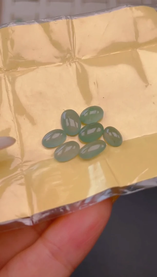 裸石翡翠天然翡翠蛋面6