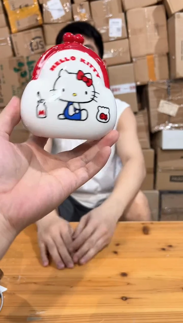 瓷片kt猫钱包钱罐