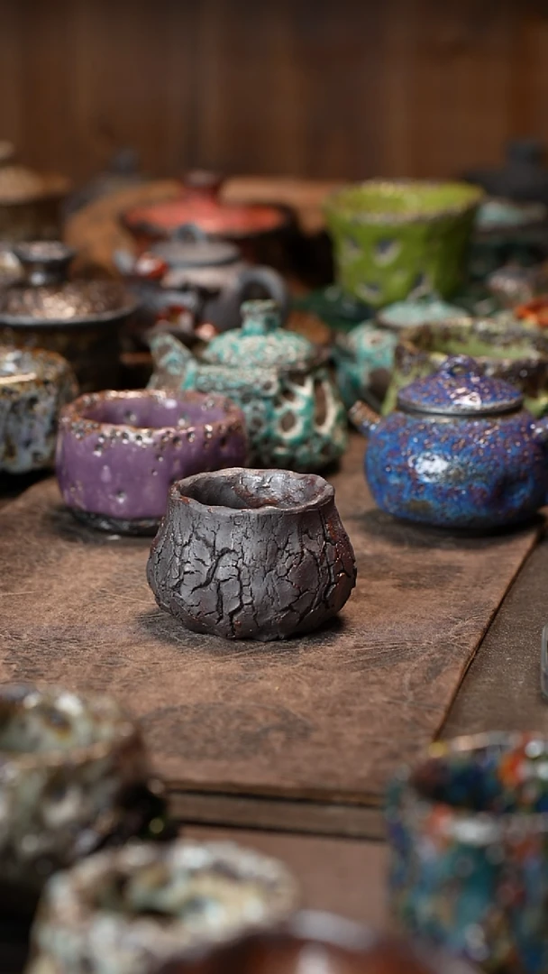 【闪购商品】景德镇柴烧志野杯