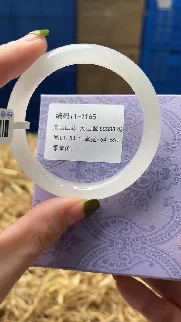 未镶嵌手镯石英质玉T1165